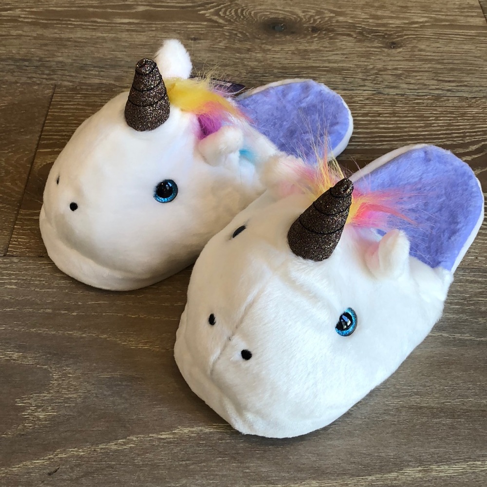 Brand new unicorn slippers